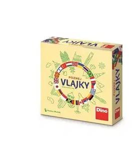 Cestovné hry Dino Toys Cestovná hra Poznaj vlajky Dino
