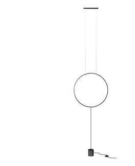 Lampy Redo 01-2197 - LED Stojacia lampa SLICK LED/19W/230V čierna 01-2197