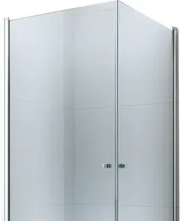 Sprchovacie kúty MEXEN/S - PRETORIA duo sprchovací kút 80x80, transparent, chróm 852-080-080-02-00
