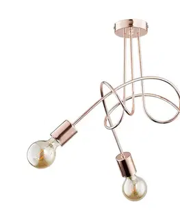 Svietidlá  Prisadený luster TANGO 3xE27/15W/230V medená 24323