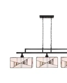 Svietidlá Prezent  - Luster na reťazi TIFFANY 3xE27/60W/230V 