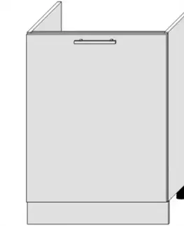 Kuchynské skrinky stojace Skrinka do kuchyne Bono D60zl Pl Biela Alaska/Biely