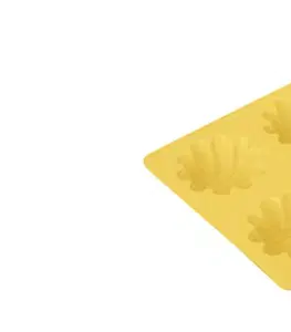 Silikónové formy na pečenie Tescoma forma - 6 kvetov DELÍCIA SILICONE žltá