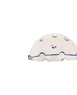 Lampy Kolarz Náhradné sklo NONNA E27 pr. 20 cm biele/modré univerzálne 731.G17