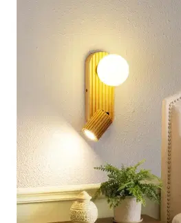 Svietidlá BRILAGI - Nástenné bodové svietidlo MODERN WOOD 1xG9/5W/230V+1xGU10/8W drevené BRI410