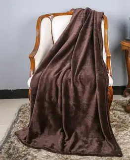Ozdobné prikrývky Deka Laguna JDML003 170x220 cm hnedá