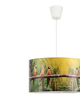 Svietidlá  - Detský luster na lanku PARROTS 1xE27/40W/230V pr. 35 cm 7951
