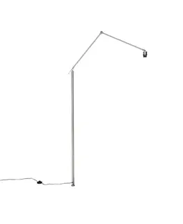 Stojace lampy Stojaca lampa s ramenom oceľ - Editor