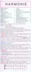 Hudba - noty, spevníky, príručky Harmonie - nauka o hudební harmonii, skladacia karta - Vladimír Tichý