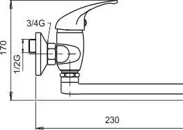 Kuchynské drezy NOVASERVIS NOVASERVIS - Drezová batéria 150 mm lekárska páka Metalia 55 chróm 55076L,0
