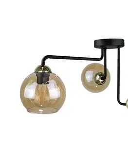 Svietidlá Keter Lighting Prisadený luster MONDE GOLD 3xE27/60W/230V 2011
