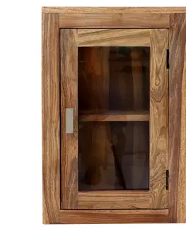 Kúpeľňový nábytok Nástenná skrinka do kúpeľne Amba 40x60x15 z indického masívu palisander