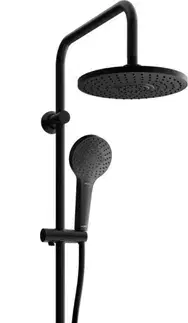 Sprchy a sprchové panely MEXEN/S - KT05 sprchový stĺp s termostatickou batériou čierna 771500593-70