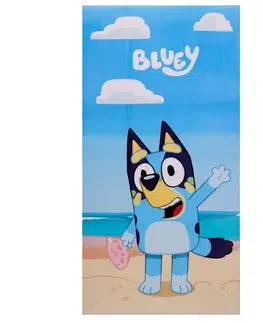 Osušky pre bábätká Detská osuška Bluey 70X140cm Faro Tiahome