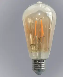 Žiarovky E27 Žiarovka FL ST64 4W/350LM E27 230V 2200K GOLD