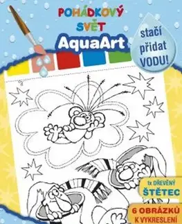 Nalepovačky, vystrihovačky, skladačky AquaArt Pohádkový svět Z. Smetany - omalovánka