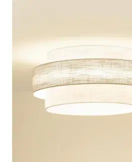 Svietidlá BRILAGI - Stropné svietidlo DOVER SPACE LED/12W/230V pr. 50 cm šedá/krémová 608206