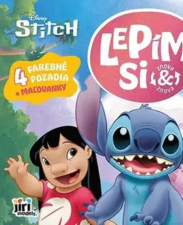 Nalepovačky, vystrihovačky, skladačky Lepím si znovu a znovu Lilo & Stitch