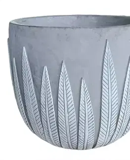 Záhrada Cementový Kvetináč YS43777 13.5x13.5x12.5 cm