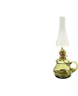 Lampy Floriánova huť Petrolejová lampa TEREZA 34 cm lesná zelená 110-0200-0000-12-00-000