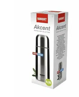 Termosky a termohrnčeky Banquet Termoska nehrdzavejúca Akcent, 0,35 l, 0,35 l