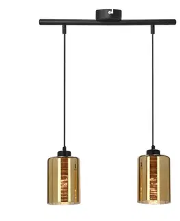 Stropná svetla Cox previs 2x60W e27 zlatá