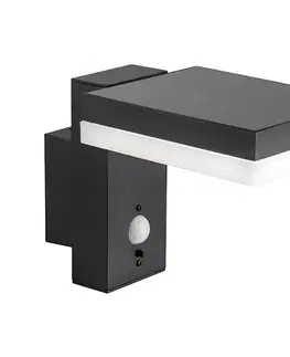 LED osvetlenie  LED vonkajšie solárne nástenné svietidlo so senzorom LED/5,5W/3,7V 3000K IP54 10402