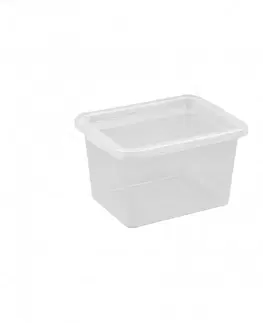 Boxy na skladovanie PLAST TEAM - Box úložný s vekom BASIC 15L, umelá hmota
