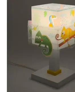 Lampy Dalber 63311N - LED detská lampička HAPPY JUNGLE 1xG4/4W/230V pestrofarebná 63311N