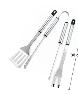 Grilovacie náradie NABBI AE176 grilovacie náradie chróm