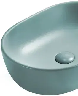 Umývadlá MEXEN - Viki umývadlo na dosku 48 x 35, svetlo zelená matná 21054848