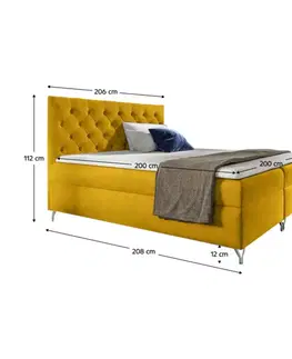Boxspring Boxspringová posteľ GUINEVRA 5 Tempo Kondela