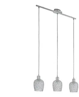 Svietidlá Eglo 94897 - Krištáľový luster BONARES 1 3xE27/60W/230V 94897