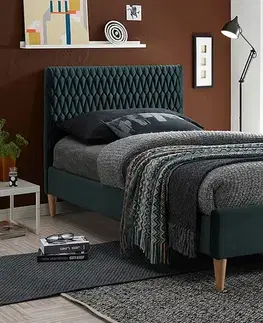 Postele Posteľ AZURRO VELVET 90 Signal