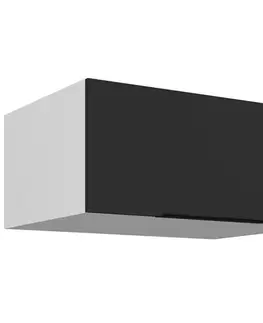 Kuchynské skrinky visiace Kuchynská skrinka Aria-Bl/Wh Anti Fingerprint 80 Nagu-36 1f