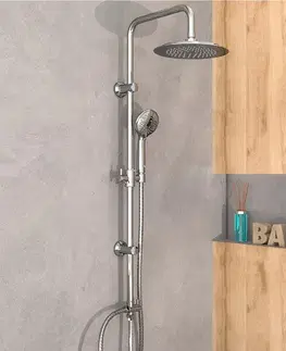 Kúpeľňové batérie Eisl Eisl - Nalepovací sprchový set bez batérie, chróm DX12009 DX12009