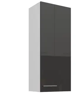 Kuchynské skrinky visiace Skrinka do kuchyne Lara sivá 45G-108 1F