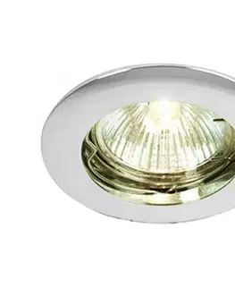 Svietidlá Deko-Light 120018 - Podhľadové svietidlo RUND 1xGU5,3-MR16/35W/12V lesklý chróm 120018
