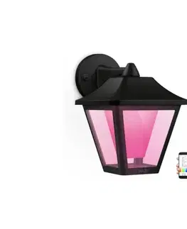 LED osvetlenie WiZ - LED RGBW Stmievateľné vonkajšie nástenné svietidlo LED/9,5W/230V IP44 Wi-Fi 872016907618100