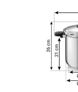 Tlakové hrnce Tescoma Tescoma tlakový hrniec  GrandCHEF 7.5 l
