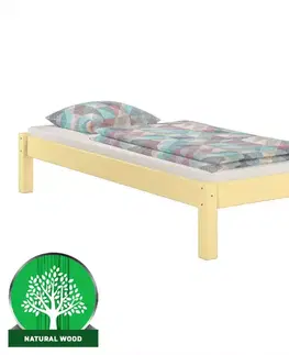 Drevené postele Posteľ Dora 100x200 borovica lak