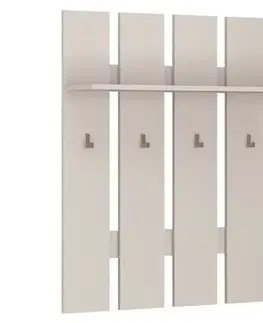 Predsieňové steny KONDELA Karos 80 vešiakový panel 80 kašmír / dub evoke