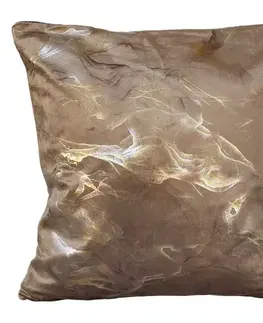 Dekoračné obliečky Obliečka na vankúš Goldy Vet-479 40x40 cm hnedá