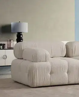 Pohovky a gauče Dvojmiestna pohovka Doblo 2 Seater ( L1-1R) Cream Bouclette