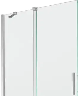 Sprchové dvere MEXEN/S - Velar Dvojkrídlová posuvná vaňová zástena 110 x 150, transparent, chróm 896-110-000-01-01
