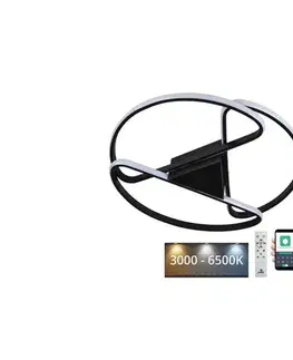 Svietidlá  LED Stmievateľné stropné svietidlo LED/75W/230V 3000-6500K čierna + DO TA1311/B