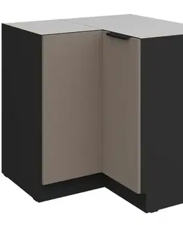 Kuchynské skrinky stojace Kuchynská skrinka Aria-Ta/Bl Anti Fingerprint 90x90 Dn 2f Bb