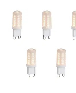 LED osvetlenie Sada 5 stmievateľných LED žiaroviek G9 Opal 1,2 W 100 lm 2200 K