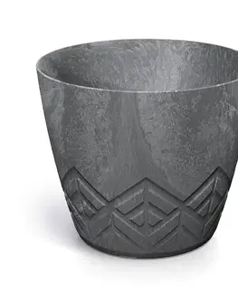 Kvetináče a truhlíky DARE160E-425U plastový kvetináč 15,8 cm marengo