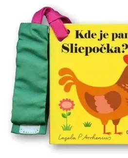 Leporelá, krabičky, puzzle knihy Kde je pani Sliepočka? Knižka do kočíka - Ingela P. Arrhenius